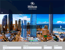 Tablet Screenshot of hiltonsurfersparadise.com.au